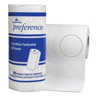 Georgia-Pacific Consumer Products 27315, GEORGIA-PACIFIC PREFERENCE PERFORATED ROLL TOWELS Perforated Roll Towels, WiseSize, White, 11" x 8.8" Sheets, 85 sht/rl, 15 rl/cs, CS