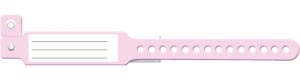 Medical ID Solutions 343, MEDICAL ID SOLUTIONS INSERT VINYL WRISTBANDS Wristband, Infant, Insert Vinyl, Pink, 250/bx, BX