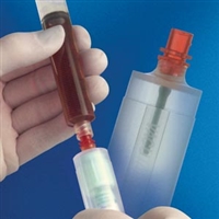 BD Specimen 36488000 CS VACUTAINER BLOOD TRANSFER DEVICE Female Luer Adapter, Pre-Attached Holder, Bulk, 200/cs, CS