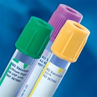 BD Specimen 366667, CS VACUTAINER PLUS PLASTIC BLOOD COLLECTION TUBES (HEPARIN) Plastic Tube, Conventional Stopper, 13mm x 75mm, 3.0mL, Green, Paper Label, Lithium Heparin (bxray coated) 51 Ubx Units, 100/bx, CS