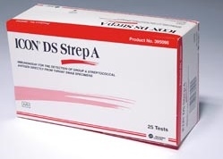 HemoCue America 395098A, HEMOCUE ICON DS STREP A TEST KIT Each Kit Contains: (25) Test Devices, (25) Extraction Tubes, (25) Sterile Swabs, 1 Each  Extraction Reagent A & B, 1 Each Positive & Negative Control, 1 Each Product Instructions & Procedure Card (