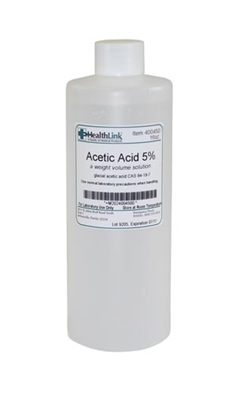 Healthlink-Clorox Holding LLC 400450, HEALTHLINK-CLOROX STAINS AND REAGENTS Acetic Acid, 5%, 16 oz (Continental US Only), EA