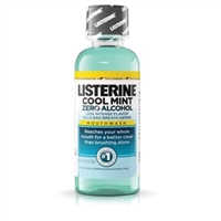 Johnson & Johnson Consumer Products 42830, J&J LISTERINE Listerine Zero Mouthwash, Clean Mint, 95mL (3.2 oz), 24/cs (176 cs/plt), CS