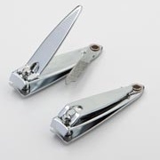 Dukal Corporation 4491, TECH-MED NAIL CLIPPERS Fingernail Clipper with File, 6/bx, BX