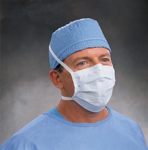 Halyard Health 48100, HALYARD STANDARD FACE MASKS THE LITE ONE Surgical Mask, Blue, 50/pkg, 6 pkg/cs, CS