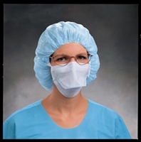 Halyard Health 48220, HALYARD STANDARD FACE MASKS DUCKBILL Surgical Mask, Blue, 50/pkg, 6 pkg/cs, CS