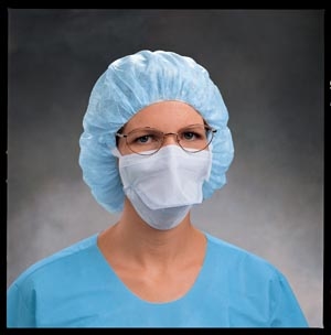 Halyard Health 48220, HALYARD STANDARD FACE MASKS DUCKBILL Surgical Mask, Blue, 50/pkg, 6 pkg/cs, CS