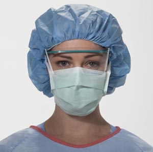 Halyard Health 49235, HALYARD SPECIALTY FACE MASKS Anti-Fog Surgical Mask, Green, 50/pkg, 6 pkg/cs, CS