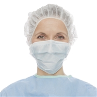 Halyard Health 49701, HALYARD STANDARD FACE MASKS Standard Procedure Mask, Ties, Blue, 50/bx, 6 bx/cs, CS