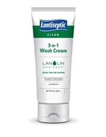 0513, DERMARITE LANTISEPTIC DAILY CARE BODY WASH 3-in-1 Wash Cream, 8.5 oz Tube, 12/cs, cs