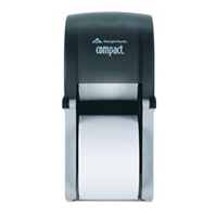 Georgia-Pacific Consumer Products 56790A, GEORGIA-PACIFIC COMPACT BATHROOM TISSUE DISPENSERS Compact Translucent Smoke Vertical Double Roll Coreless Tissue Dispenser, 6"W x 6 1/2"D x 13 1/2"H, 1/cs (DROP SHIP ONLY), CS