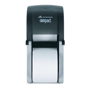 Georgia-Pacific Consumer Products 56790A, GEORGIA-PACIFIC COMPACT BATHROOM TISSUE DISPENSERS Compact Translucent Smoke Vertical Double Roll Coreless Tissue Dispenser, 6"W x 6 1/2"D x 13 1/2"H, 1/cs (DROP SHIP ONLY), CS
