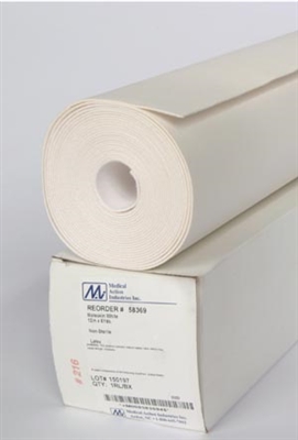Medical Action Industries 58364, MEDICAL ACTION KUROTEX HEAVY MOLESKIN Moleskin, Beige, 12" x 5 yds, Water Repellent, Adhesive Backed, 1/bx, BX