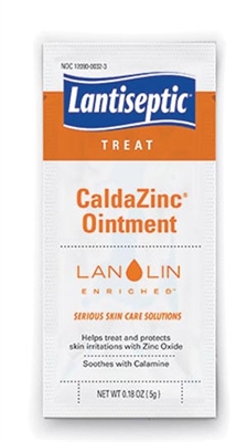 0602, DERMARITE LANTISEPTIC DAILY CARE SKIN PROTECTANT CaldaZinc Ointment, 5g Packette, 144/cs, cs