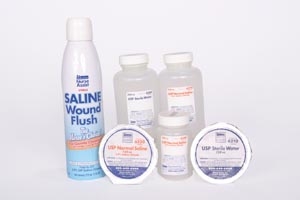 Nurse Assist 6240, NURSE ASSIST SALINE & WATER Irrigation Device & Suctioning Saline 0.9%, Sterile 100mL, Screw Top Bottle, 48/cs (100 cs/plt), CS