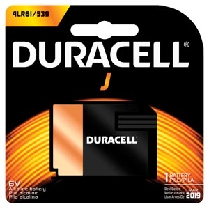 Duracell 7K67BPK, DURACELL PHOTO BATTERY Battery, Alkaline, Size J, 6V, 6/bx (UPC# 66198), BX