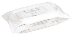 Innovative Healthcare Corp 80-201, INNOVATIVE DERMASSIST ECONOMICAL PRE-MOISTENED WIPES Wipes, Incontinence, Adult, Economical Thermal Bond, Softpack, 9" x 13", 50 wipes/pk, 12 pk/cs, CS