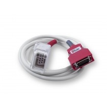 ZOLL 8000-000460, RED MNC PATIENT CABLE, 4 FT, X SERIES, Red MNC Patient Cable, 4 Ft.