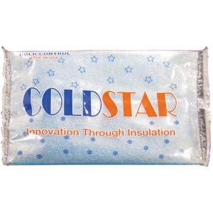 ColdStar International, Inc. 80104, COLDSTAR HOT/COLD CRYOTHERAPY GEL PACK - INSULATED ONE SIDE Gel Pack, Hot/ Cold, Standard, Insulated One Side, 6" x 9", 24/cs (90 cs/plt), CS