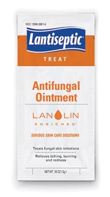 0816, DERMARITE LANTISEPTIC ANTIFUNGAL CREAM Antifungal Cream, 5g Packette, NDC# 12090-0081-6, 144/cs (To Be DISCONTINUED), cs