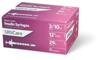 UltiMed 9239, ULTIMED ULTICARE INSULIN SYRINGES Insulin Syringe, 3/10cc, 29G x, 100/bx, BX