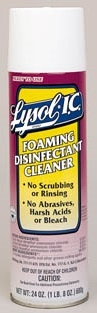Sultan Healthcare 95524, SULTAN LYSOL I.C. BRAND FOAMING DISINFECTANT CLEANER Foaming Disinfectant Cleaner, 24 oz, 12/cs (Item is considered HAZMAT and cannot ship via Air), CS