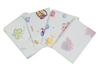 TIDI Products, LLC 981610, TIDI 2-PLY TISSUE/POLY TOWEL & BIB Bib, 10" x 13", 2-Ply + Poly, Pediatric Print, Under the Sea, 250/cs, CS