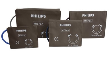 Philips Healthcare 989803104211, M1578A, Comfort Care Cuff Adult Kit - 4 sizes
