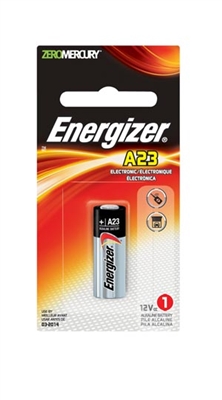 Energizer Battery A23BPZ, ENERGIZER ALKALINE BATTERY Battery, Alkaline, 12V, MAH:40, Button Stack, 6/pk, 12 pk/cs, CS