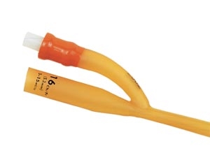Amsino International AS41020, AMSURE FOLEY CATHETER Foley Catheter, 20FR 2-Way Silicone Coated Latex, 5cc Balloon, 10/bx, BX