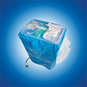 OBP Medical Corporation C050100, OBP MEDICAL FLUID MANAGEMENT PACK Fluid Management Pack, Includes: (1) Outflow Bag Drainage Collection Bag with Tubing and Luer-Lock Adapter, (1) Under Buttocks Drape with Graded Collecti