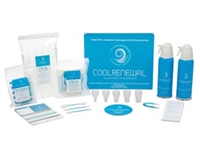 Cool Renewal, LLC CR-K, COOL RENEWAL FREEZE KIT 130 Freeze Kit, With Applicators, 2 170mL Canisters of Cryogen, 2 Extender Tubes, 60 Assorted Foam Tipped Applicators (20 Each Size), 50 Isolation Funnels (10 Each Size), 10 Skin Tag Tweezers, Instructions f