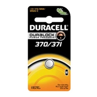 Duracell D370/371BPK, DURACELL MEDICAL ELECTRONIC BATTERY Battery, Silver Oxide, Size 370/371, 1.5V, 6/cs (UPC# 66134), CS