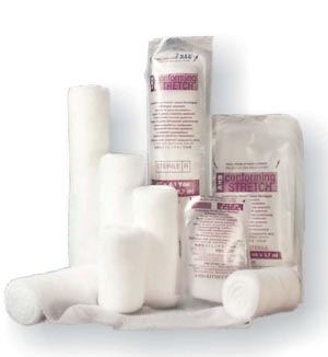 AMD-Medicom D405, DISTECH CONFORMING BANDAGES Conforming Bandage, 4" x 4.1 yds, White, Non-Sterile, 12/bx, 8 bx/cs, CS