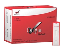 Clarity Diagnostics, LLC DTG-PLUS25, CLARITY DIAGNOSTICS PREGNANCY Clarity HCG Test Cassettes, CLIA Waived, 25/bx, BX