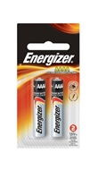 Energizer Battery E96BP-2, ENERGIZER ALKALINE BATTERY Battery, Alkaline, AAAA 2/pk, 6 pk/ct, 2 ct/cs, CS