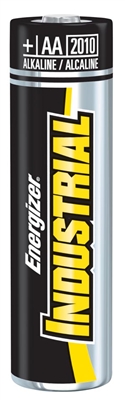 Energizer Battery EN91CS, ENERGIZER INDUSTRIAL BATTERY - ALKALINE Battery, AA, Alkaline, Industrial, 4/pk, 6 pk/bx, BX