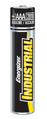 Energizer Battery EN92CS, ENERGIZER INDUSTRIAL BATTERY - ALKALINE Battery, AAA, Alkaline, Industrial, 4/pk, 6 pk/bx, BX