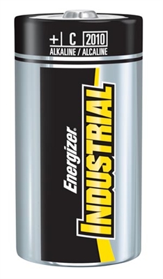 Energizer Battery EN93CS, ENERGIZER INDUSTRIAL BATTERY - ALKALINE Battery, C, Alkaline, Industrial, 12/bx, BX