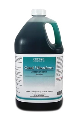 Certol GVUS128, CERTOL GOOD VIBRATIONS MULTI-PURPOSE ULTRASONIC CLEANER Instrument Detergent, 1 Gal, 4/cs, CS