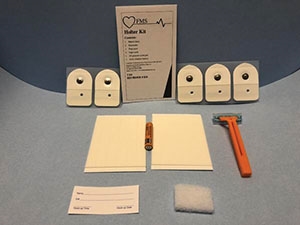 Florida Medical Sales, Inc. H-FMSI- 834, FLORIDA MEDICAL SALES HOLTER KITS Holter Kit, Includes: (5) Lead-Lok Electrodes, (1) Prep Razor, (2) Tape Cards, (1) All Purpose Scrub Pad, (2) Alcohol Prep Pads, (1) AAA Alkaline