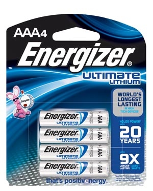 Energizer Battery L92BP-4, ENERGIZER INDUSTRIAL BATTERY - LITHIUM Battery, AAA, Lithium, Industrial, 4/pk, 6 pk/bx, BX