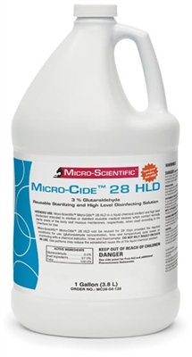 Micro-Scientific, USA MC28-04-128, MICRO-SCIENTIFIC MICRO-CIDE28 HLD DISINFECTANT Micro-Cide Disinfectant, 1 Gallon, 4/cs (36 cs/plt), CS