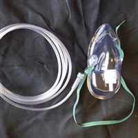 Med-Tech Resource, LLC MTR-26041, MED-TECH OXYGEN MASKS Oxygen Mask, Simple, Medium Concentration, Adult, Elongated, 7' Star Tubing, 50/cs (40 cs/plt), CS