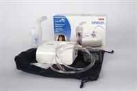 Omron Healthcare, Inc. NE-C801, OMRON COMP-AIR XLT COMPRESSOR NEBULIZER Virtual Valve Technology (VVT) Nebulizer Kit, Mouthpiece, Tubing, AC Adapter, Carry Bag & Filters, EA