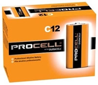 Duracell PC1400CS, DURACELL PROCELL ALKALINE BATTERY Battery, Alkaline, Size C, 12/pk (6/cs, 279 cs/plt) (UPC# 11440), PK