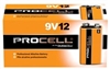 Duracell PC1604BKDCS, DURACELL PROCELL ALKALINE BATTERY Battery, Alkaline, Size 9V, 12/bx, 6bx/cs(UPC# 52748), BX