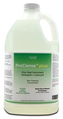 Certol PCNF128, CERTOL PROCLENSE PLUS Instrument Detergent, 1 Gal Bottle, 1 oz Pump, 4/cs, CS