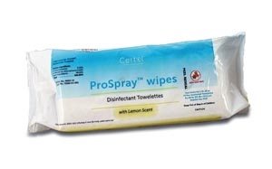 Certol PSW, CERTOL PROSPRAY WIPES Disinfectant Wipes, Soft Pack, 9 x 10", 72/pk, 12 pk/cs, CS