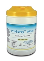 Certol PSWC, CERTOL PROSPRAY WIPES Disinfectant Wipes, 6 x 6", 240/canister, 12 can/cs, CS